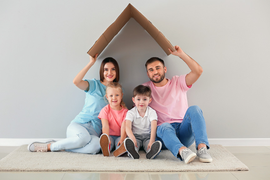 Portrait of a happy family