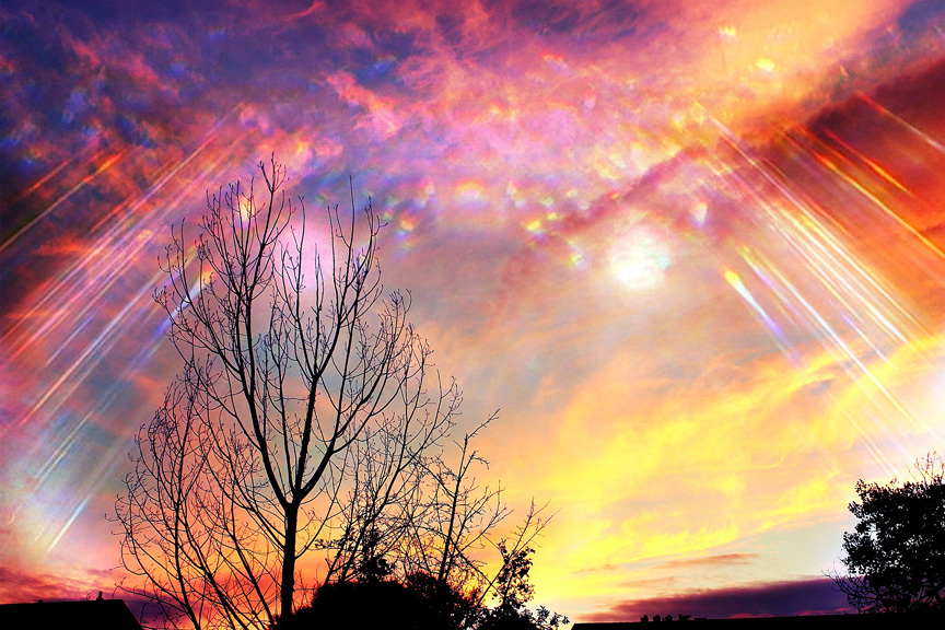 Sunset sky