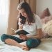 Teenage girl reading the Bible