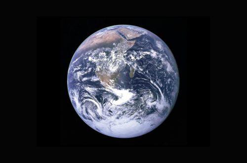 A view of the earth from space