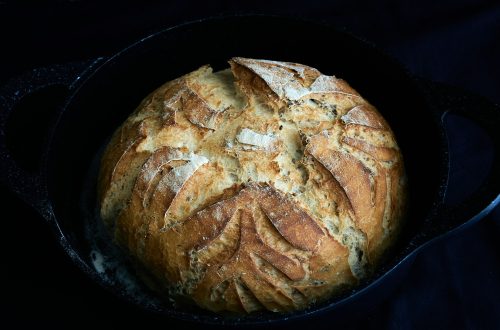 A loaf of artisan bread