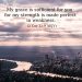 2 Corinthians 12:9 on a landscape photo