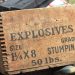Box of explosives or dynamite