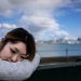 A young woman looking sad